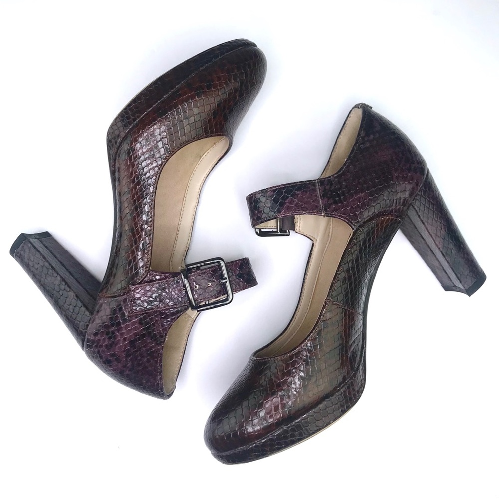 Clarks Kendra Mary Jane Pump - Snakeskin